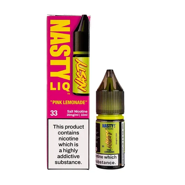 Pink Lemonade Nic Salt E-Liquid by Nasty Liq