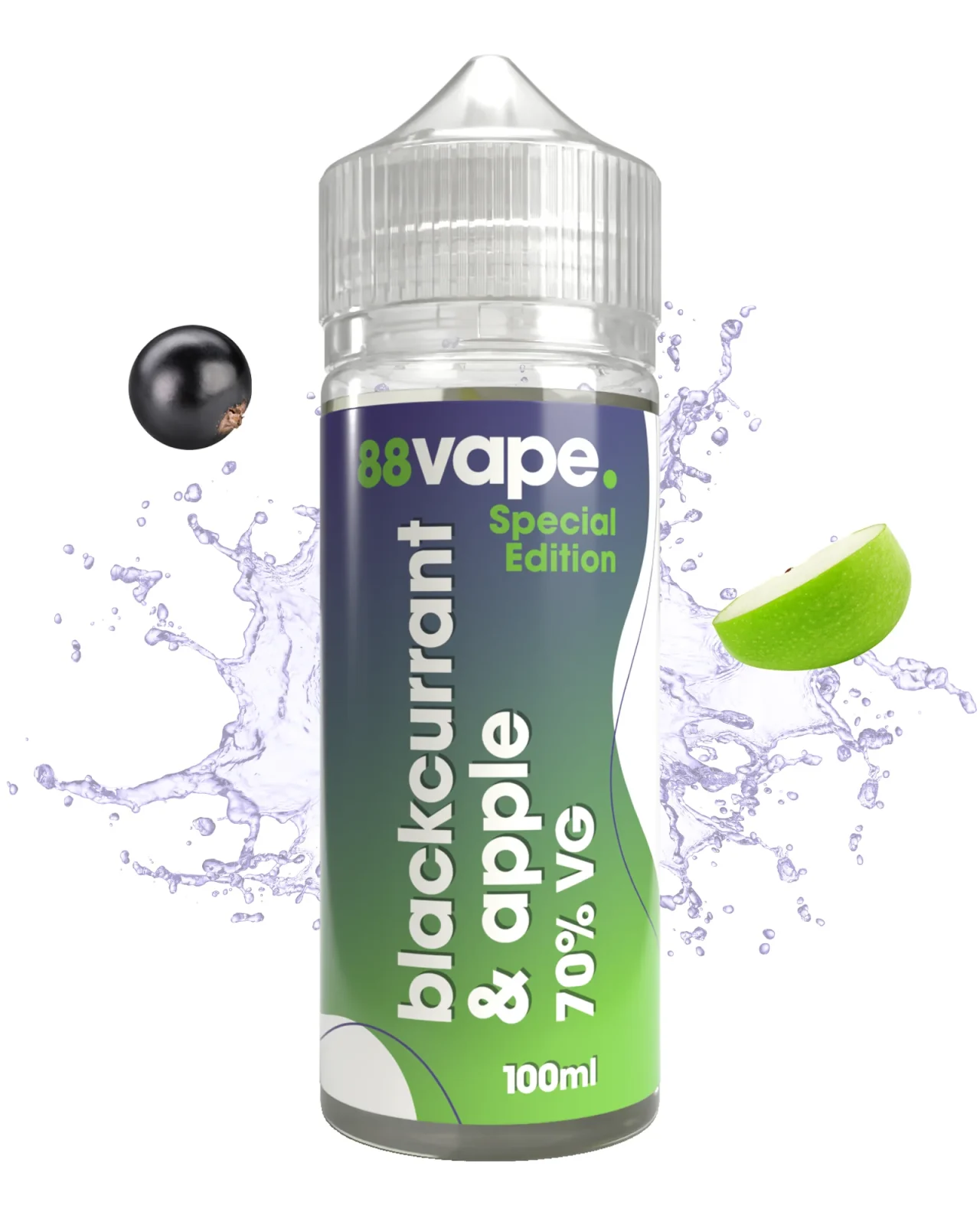 Blackcurrant & Apple 100ml Short Fill - Image 2