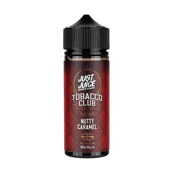 Nutty Caramel Tobacco 100ml Shortfill E-Liquid by Just Juice