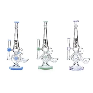 Lookah (Dab Rig) 13” Cool Recycler Gun Water Pipe