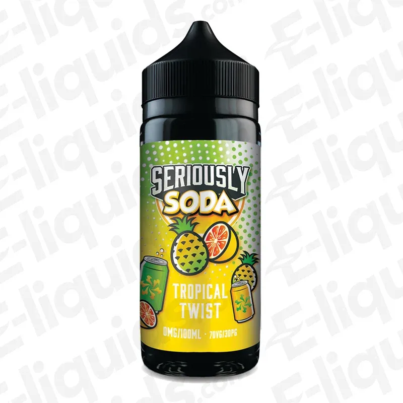 Doozy Vape Co Tropical Twist Seriously Soda 100ml Shortfill Vape Juice