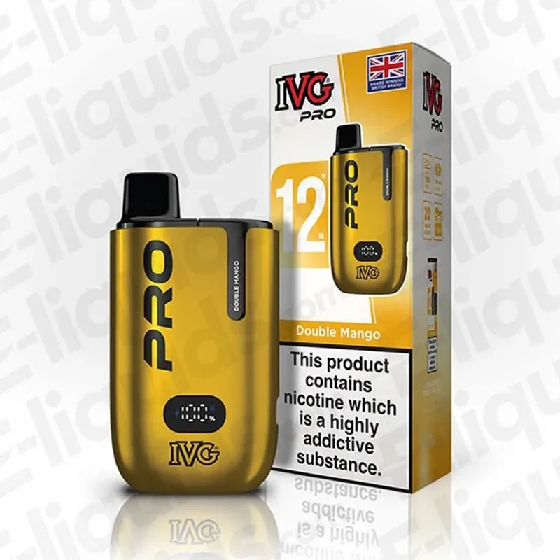 IVG Pro 12 20mg Double Mango Prefilled Pod Kit