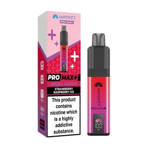 Hayati Pro Max Plus 6000 - Strawberry Raspberry Ice Prefilled Pod Kit