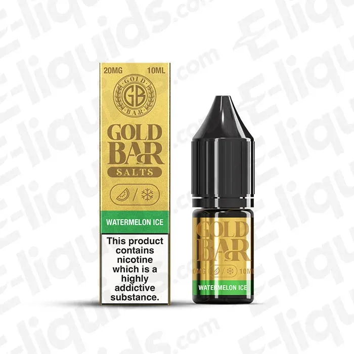 Gold Bar Watermelon Ice Nic Salt - Image 2