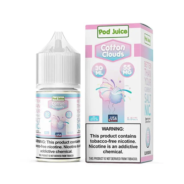 Cotton Clouds Pod Juice Salts 30mL