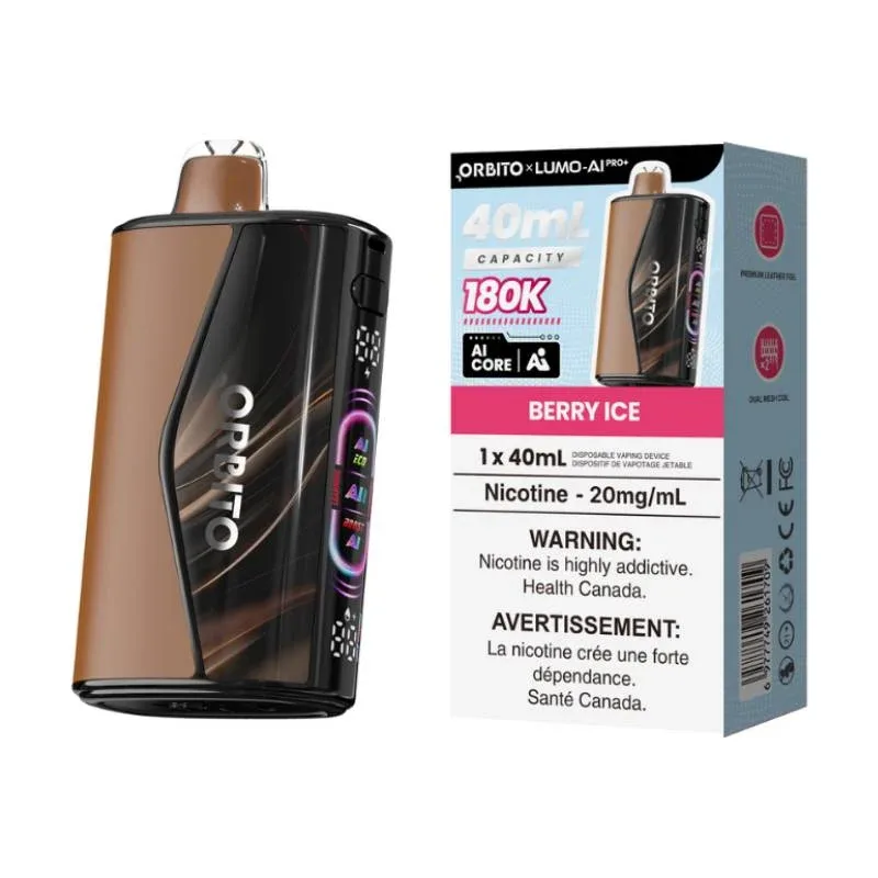 Orbito 180K Disposable Vape - Berry Ice