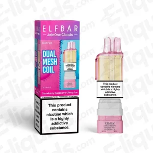 ELF BAR JoinOne15 Classic Strawberry Raspberry Cherry Ice Prefilled Pods