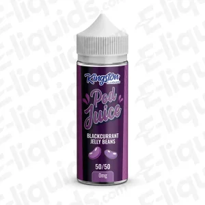 Kingston Blackcurrant Jelly Beans Pod Juice 50/50 100ml Shortfill Vape Juice