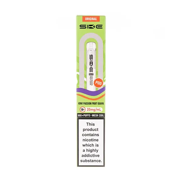 Kiwi Passion Guava Crystal Bar 600 Prefilled Pod by SKE