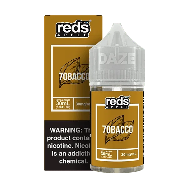 7obacco SALT - Red's Apple E-Juice by 7 Daze - 30mL