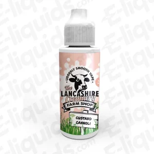 The Lancashire Creamery Custard Cannoli Farm Shop 100ml Shortfill Vape Juice