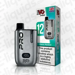 IVG Pro 12 20mg Classic Menthol Prefilled Pod Kit