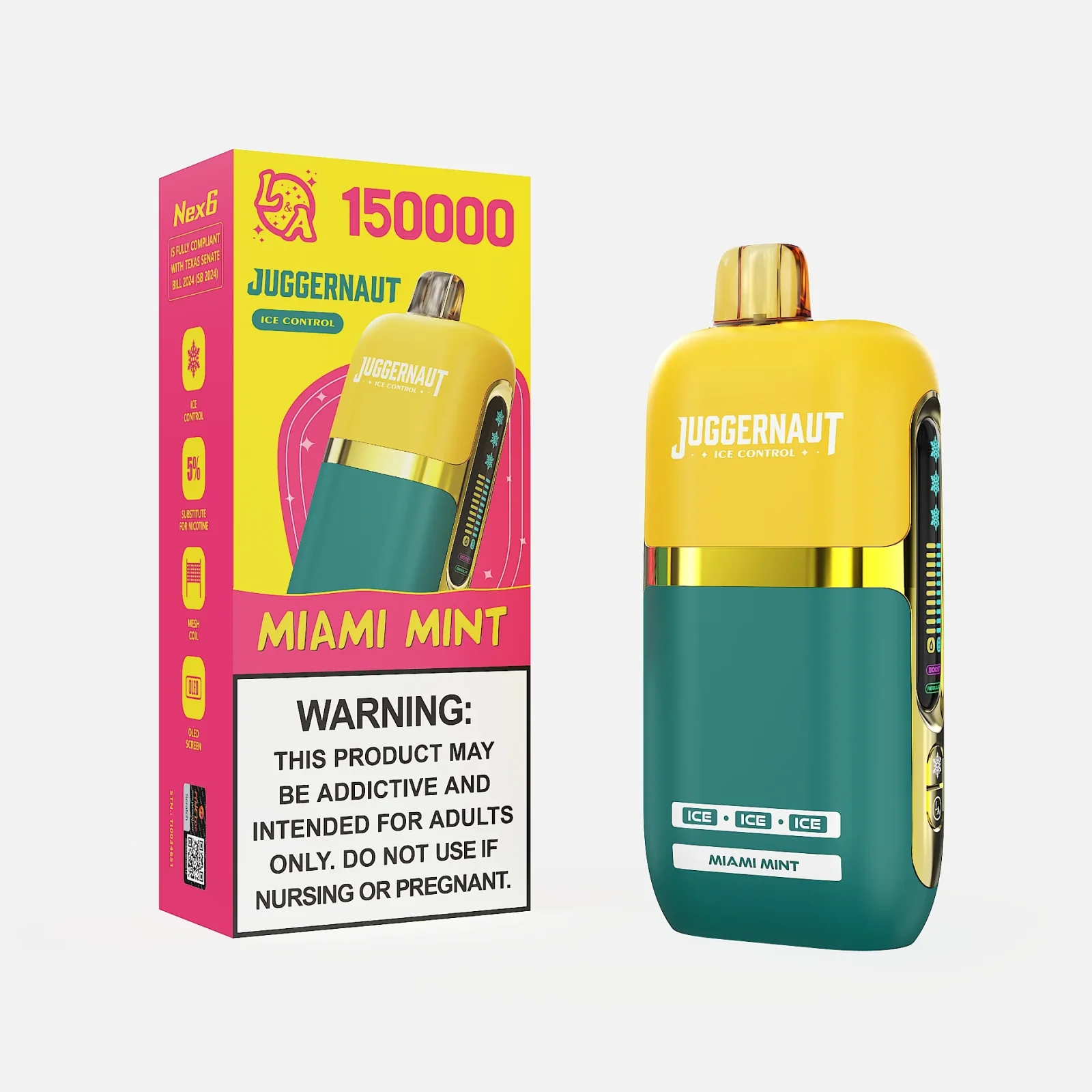 L&A Juggernaut 150K Puffs Disposable - Image 2