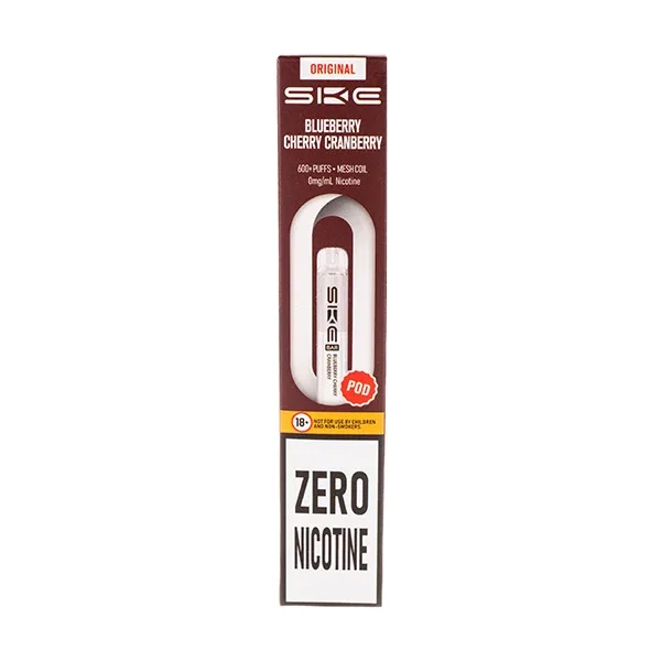 Blueberry Cherry Cranberry Crystal Bar 600 Zero Nicotine Prefilled Pods by SKE
