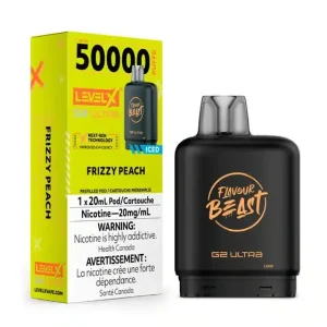 Level X Flavour Beast G2 Ultra Frizzy Peach Iced (6/box)
