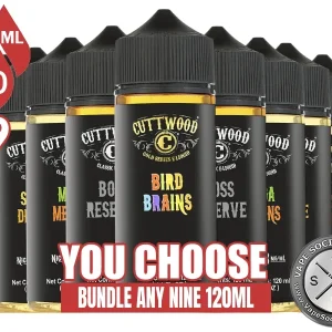 Cuttwood E-Juice Bundle 9x120ml (1080ml)