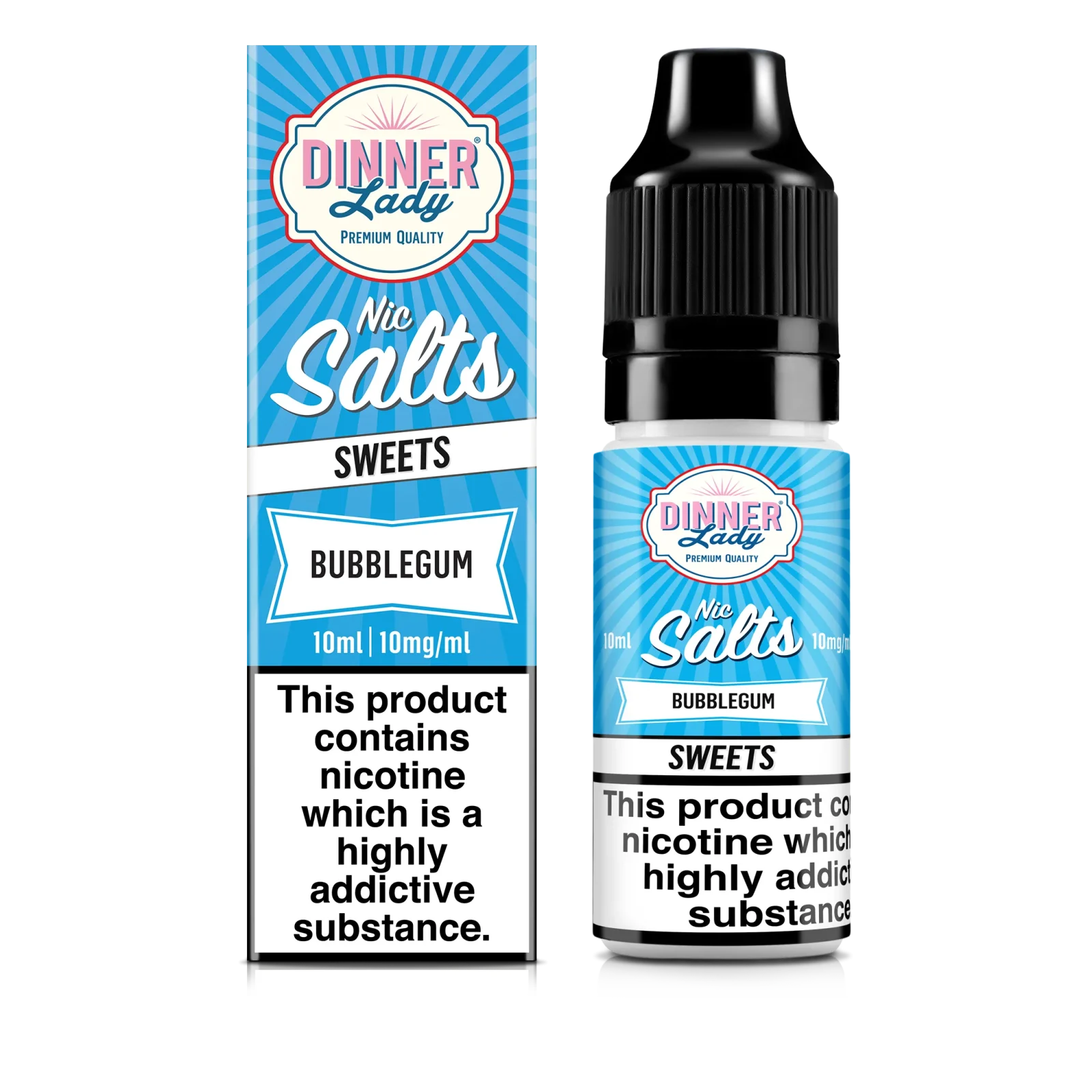 Dinner Lady - Bubblegum Nic Salt E-Liquid - Image 2