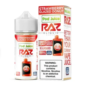 Strawberry Glazed Donut | Pod Juice x RAZ | 100mL