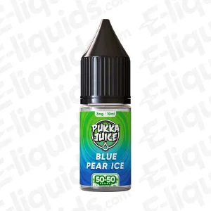 Pukka Juice Blue Pear Ice 50/50 Vape Juice