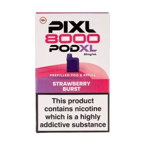 Strawberry Burst Pixl 8000 Prefilled Pod + Refill Pack