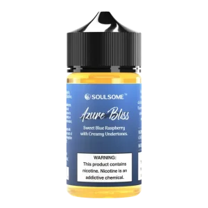 Azure Bliss Blue Raspberry Vape Juice by SoulSome