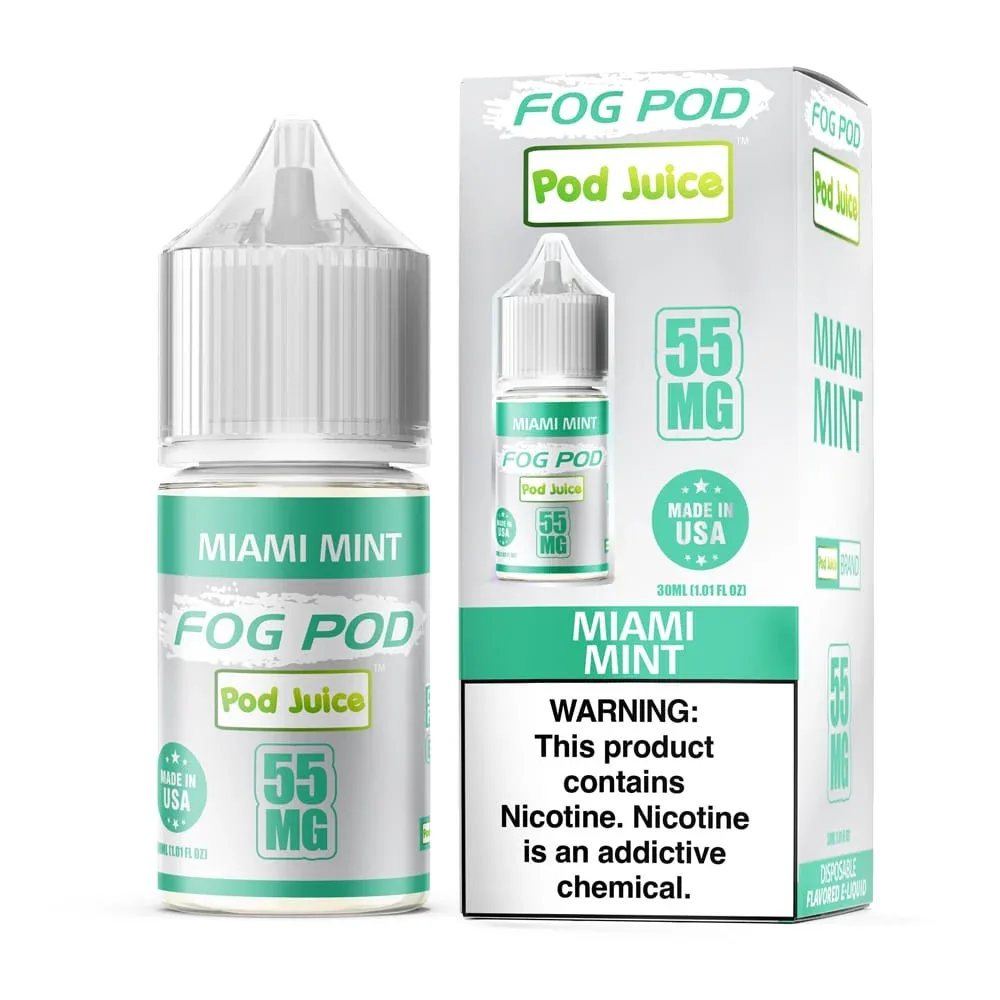 Miami Mint SALT - Fog Pod x Pod Juice - 30mL