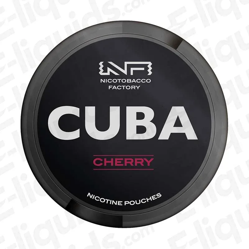 CUBA Black Cherry Nicotine Pouches