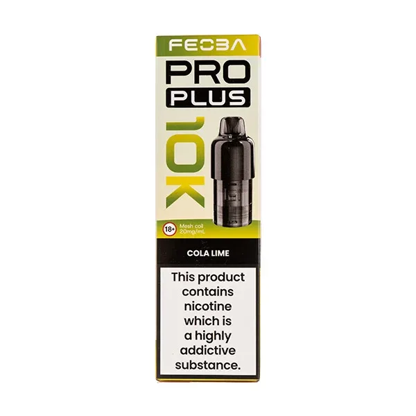 Cola Lime Plus 10K Prefilled Pod + Refill by Feoba