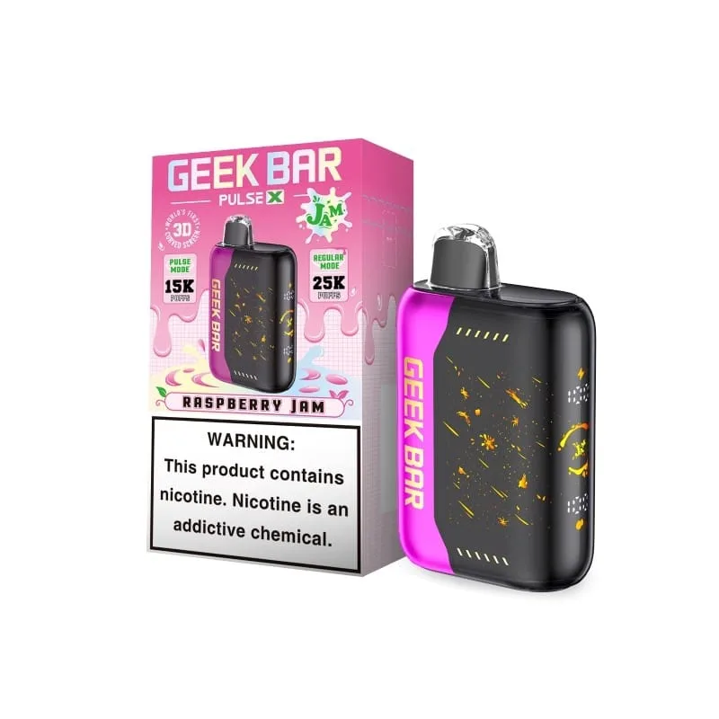 Raspberry Jam Geek Bar Pulse X 25k