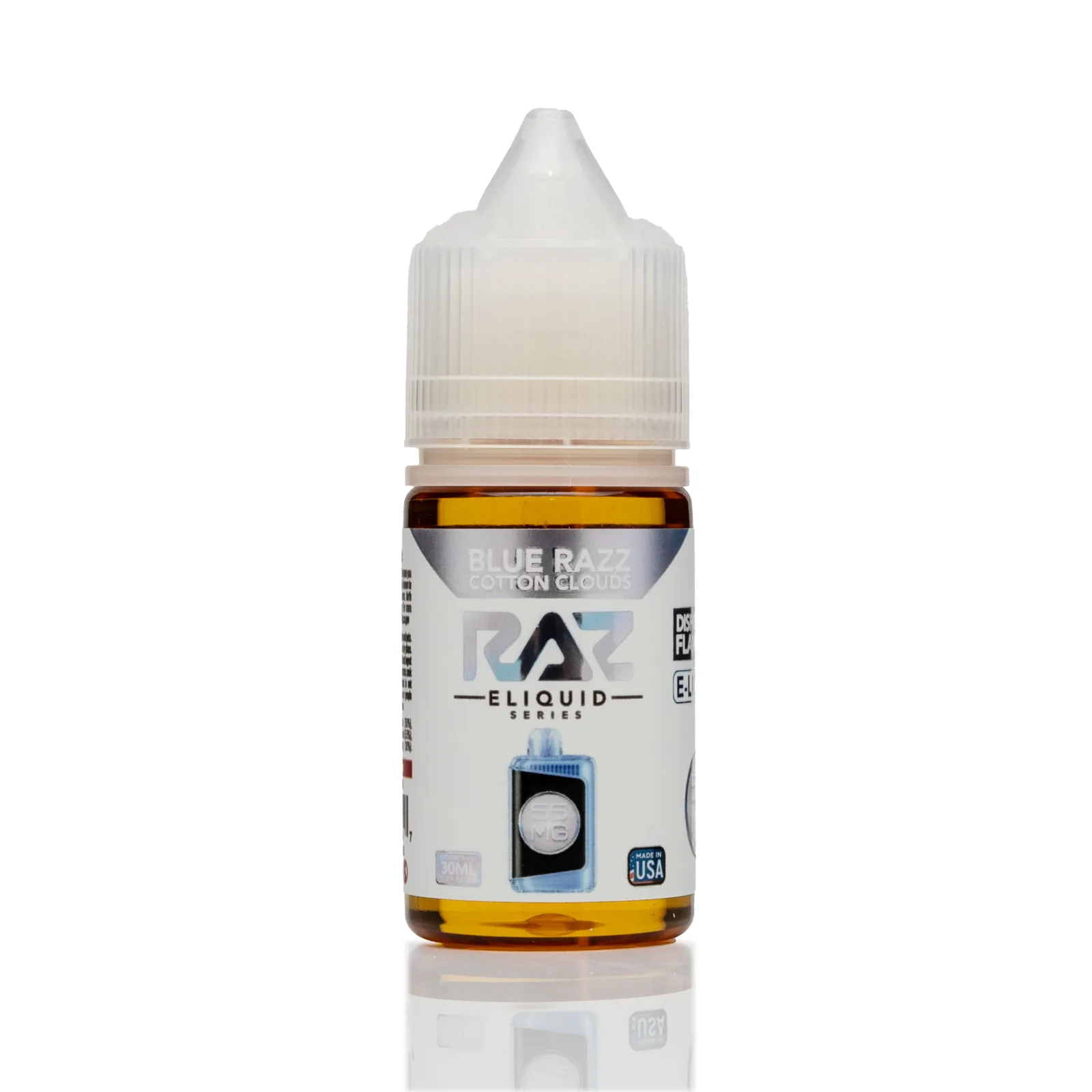 RAZ Salt - Blue Razz Cotton Clouds - 30ml - Image 2