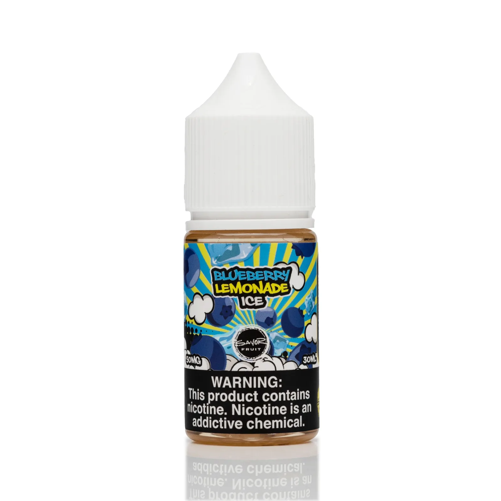 Savor E-Liquid Blueberry Lemonade Ice Salt Nic - 30ml - Image 2