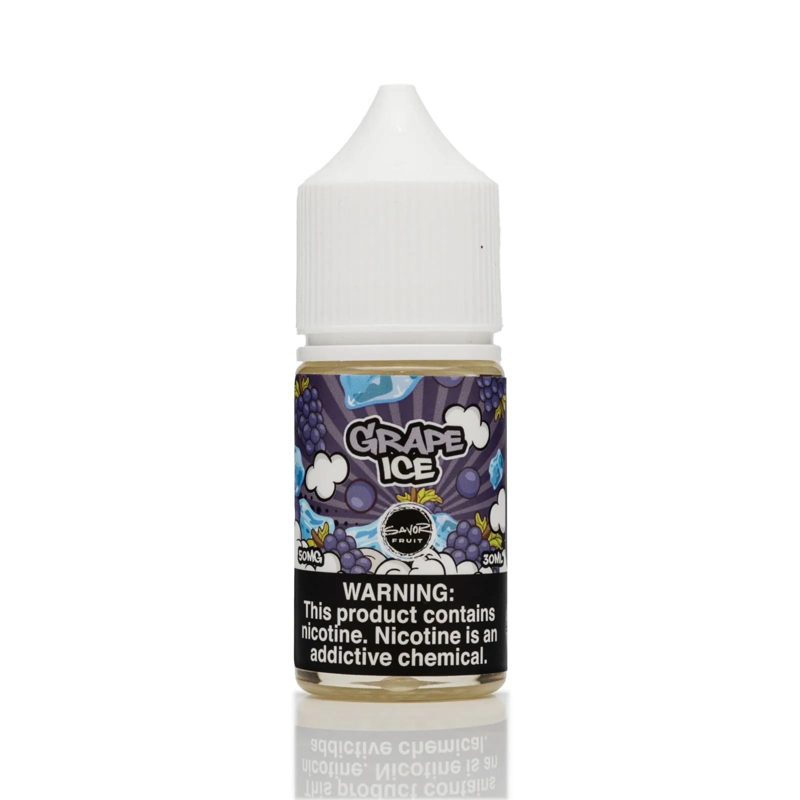 Savor E-Liquid Grape Ice Salt Nic - 30ml - Image 2