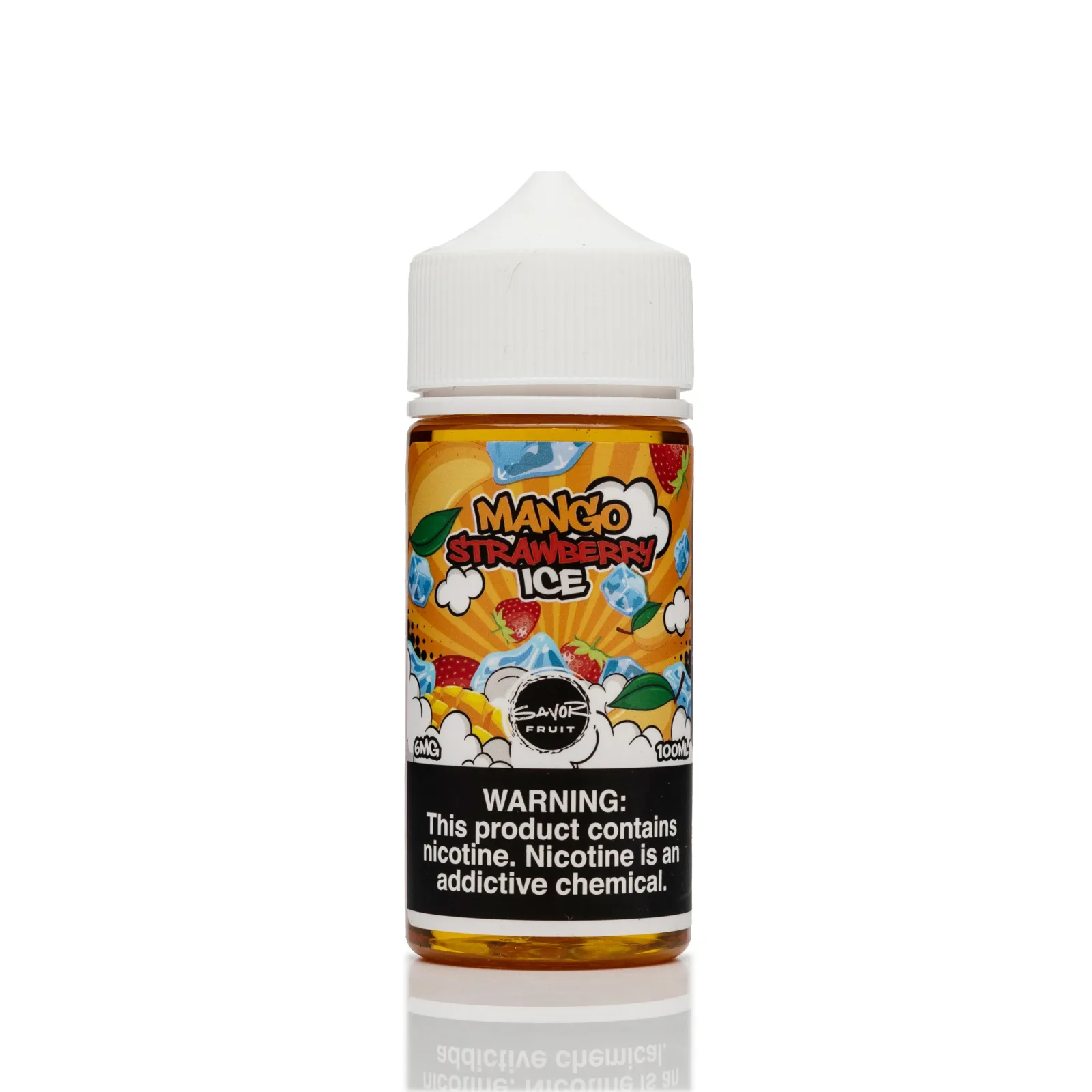 Savor E-Liquid Mango Strawberry Ice - 100ml - Image 2