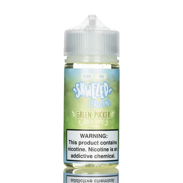 Skwezed Ice - Green Apple Ice (Green Pucker Ice) - 100ml - Image 2