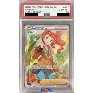 Sonia 077/070 Foil Graded Pokémon TCG Card Japanese PSA10
