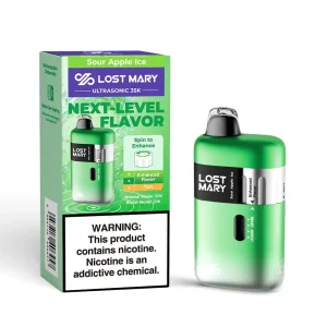 Sour Apple Ice - Lost Mary Ultrasonic 35k Disposable Vape