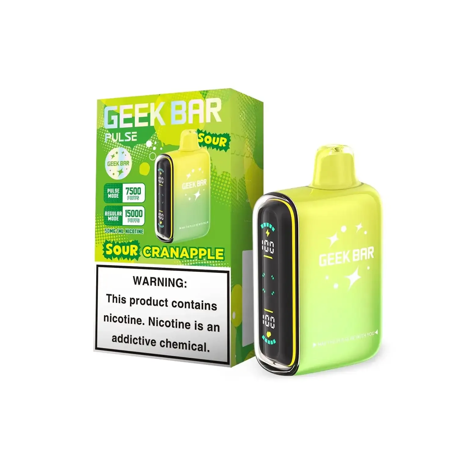 Sour Cranapple - Geek Bar Pulse 15k Disposable Vape