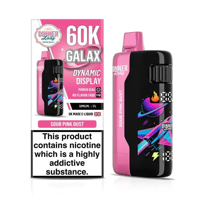 Sour Pink Dust - Dinner Lady Galax 60k Disposable Vape