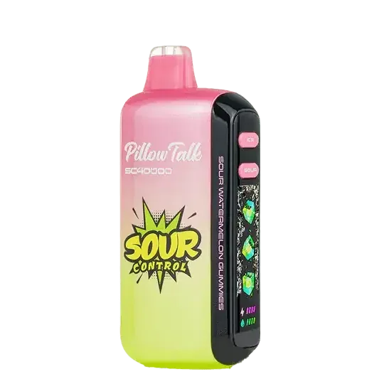 Sour Watermelon Gummies - Pillow Talk Sour Control SC40000 Disposable