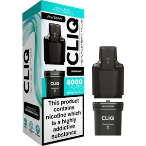 Spearmint Avomi CLIQ pod & refill 12ml