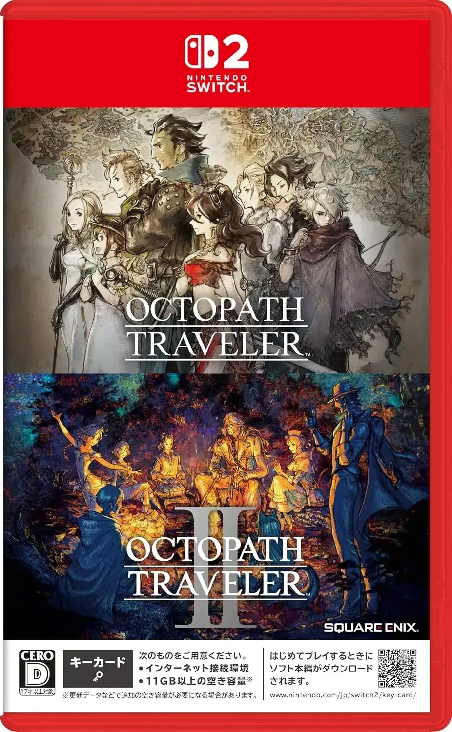 Square Enix Octopath Traveler 1 & 2 RPG Bundle for Switch 2