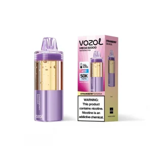 Strawberry Banana - Vozol Mega 50k Disposable Vape Pod