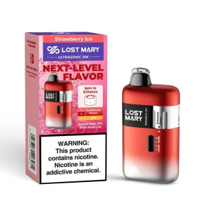 Strawberry Ice - Lost Mary Ultrasonic 35k Disposable Vape