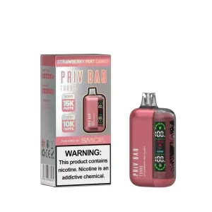 Strawberry Mint Candy - Priv Bar Turbo 15k Disposable