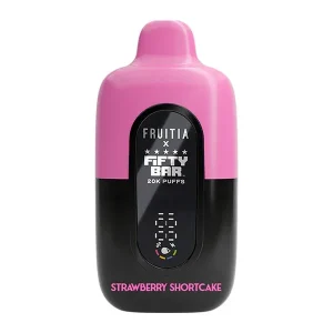 Strawberry Shortcake FRUITIA X Fifty Bar 20K - America’s Trusted Online Vape Store