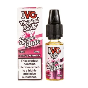 Summer Blaze Nic Salt E-Liquid by IVG Original Salts