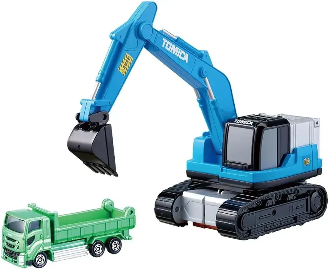 Takara Tomy Tomica Crew Town Transforming Excavator Toy Ages 3+