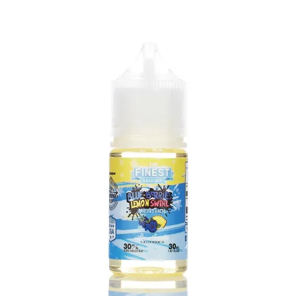 The Finest E-Liquid – Salt Nic Series – Blue Berries Lemon Swirl Menthol – 30ml (DISCONTINUED) - Image 2