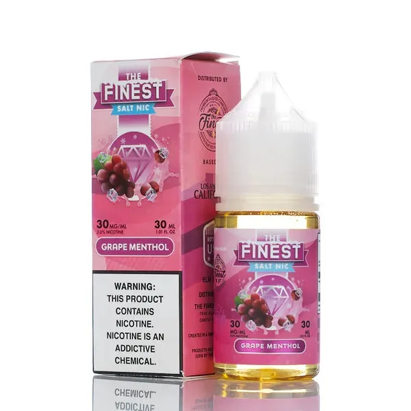 The Finest E-Liquid – Salt Nic Series – Grape Menthol – 30ml (DISCONTINUED)