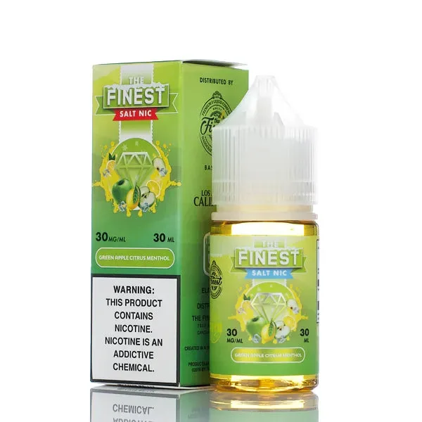 The Finest E-Liquid – Salt Nic Series – Green Apple Citrus Menthol – 30ml (DISCONTINUED)